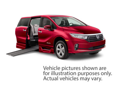 Honda Odyssey with BraunAbility Side Entry Automatic In Floor conversion