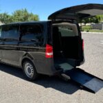Black Mercedes-Benz Metris with Driverge Rear Entry Manual N/A conversion