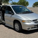 Silver Dodge Grand Caravan with Vantage Mobility Side Entry Automatic In Floor conversion