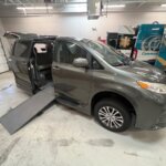 Green Toyota Sienna with Vantage Mobility Side Entry Automatic In Floor conversion