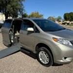 Silver Toyota Sienna with Vantage Mobility Side Entry Automatic In Floor conversion