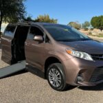 Walnut Toyota Sienna with Vantage Mobility Side Entry Automatic In Floor conversion