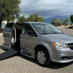 Silver Dodge Grand Caravan with Vantage Mobility Side Entry Manual In Floor conversion