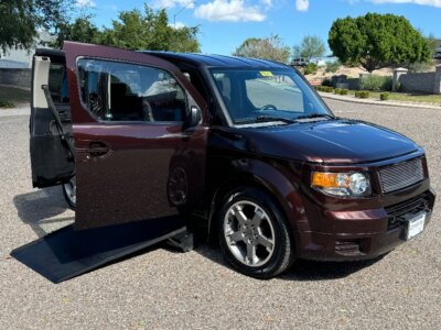 Marron Honda Element with Freedom Motors Side Entry Automatic Fold Out conversion