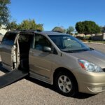 Beige Toyota Sienna with BraunAbility Side Entry Automatic Fold Out conversion