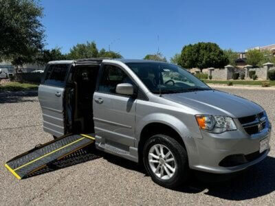 Silver Dodge Grand Caravan with Eldorado  Manual Fold Out conversion