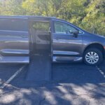 Grey Chrysler Pacifica with Vantage Mobility Side Entry Automatic In Floor conversion