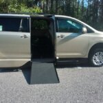Brown Toyota Sienna with Vantage Mobility Side Entry Automatic In Floor conversion