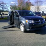 Dodge Grand Caravan with Vantage Mobility Side Entry Automatic In Floor conversion