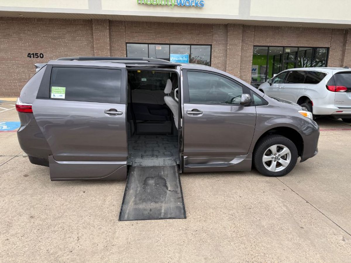 Grey Toyota Sienna with Vantage Mobility Side Entry Automatic In Floor conversion