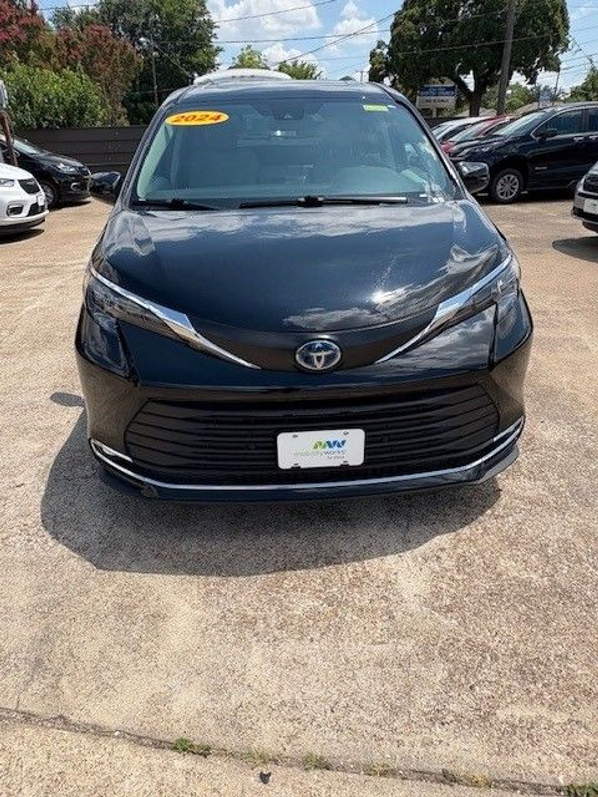 Black Toyota Sienna with Driverge Rear Entry Manual Fold Out conversion