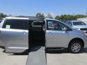 Silver Toyota Sienna with Vantage Mobility Side Entry Automatic In Floor conversion